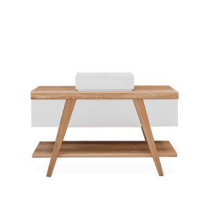 bathroom wooden table